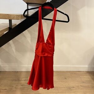 ZARA RED DRESS — SMALL